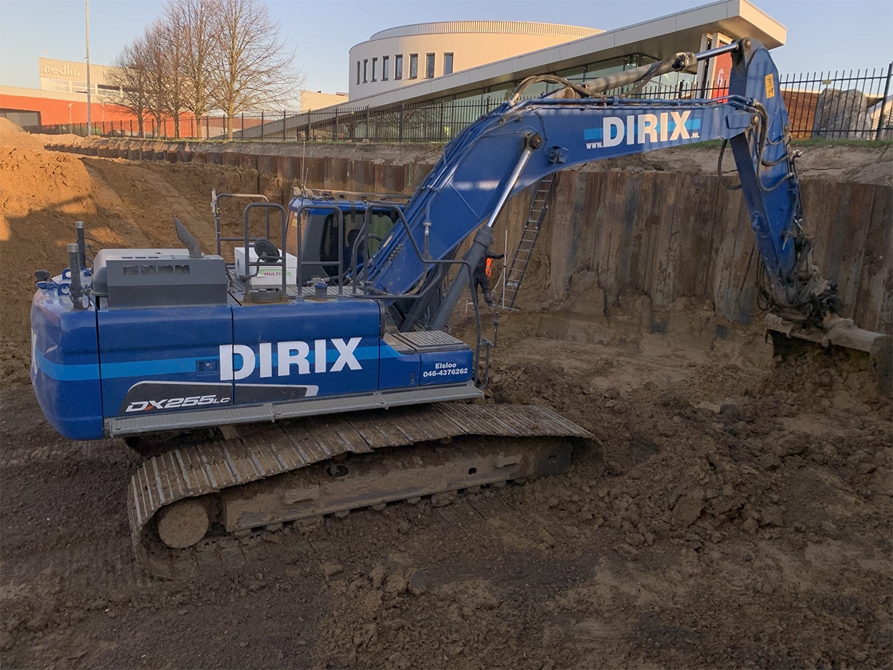 Grondverzet werkzaamheden Dirix Elsloo Limburg